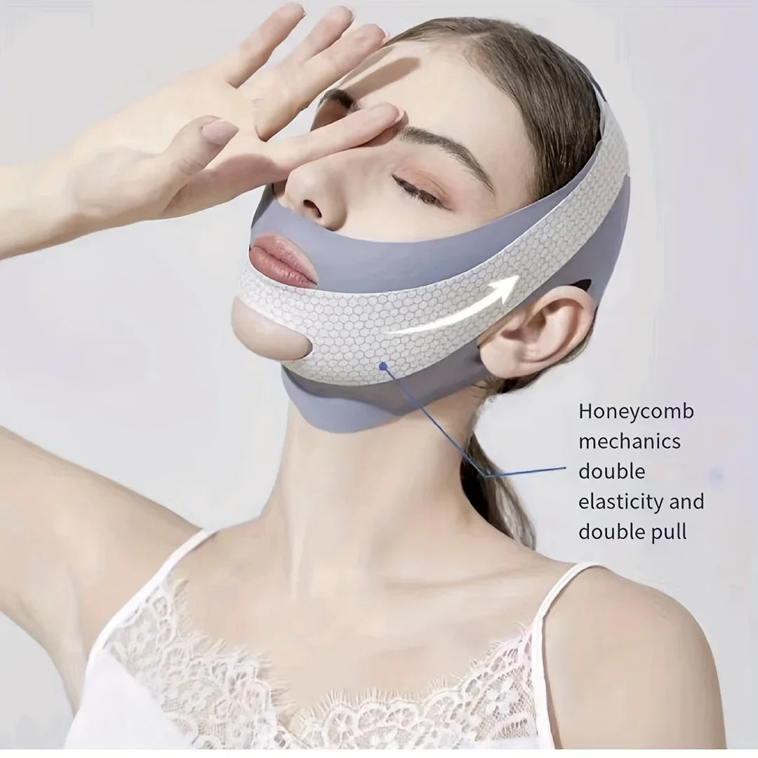 Face Slimming Bandage V Line Face Shaper Face Lifting Belt Anti Wrinkle Facial Massage Strap Double Chin Reducer Skin Care Tools