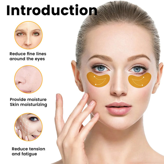 Forehead Nasolabial Eye Gel Patch Anti Wrinkle Forehead Line Removal Anti Sagging Skin Firming Mask Kojic Acid Collagen Patches