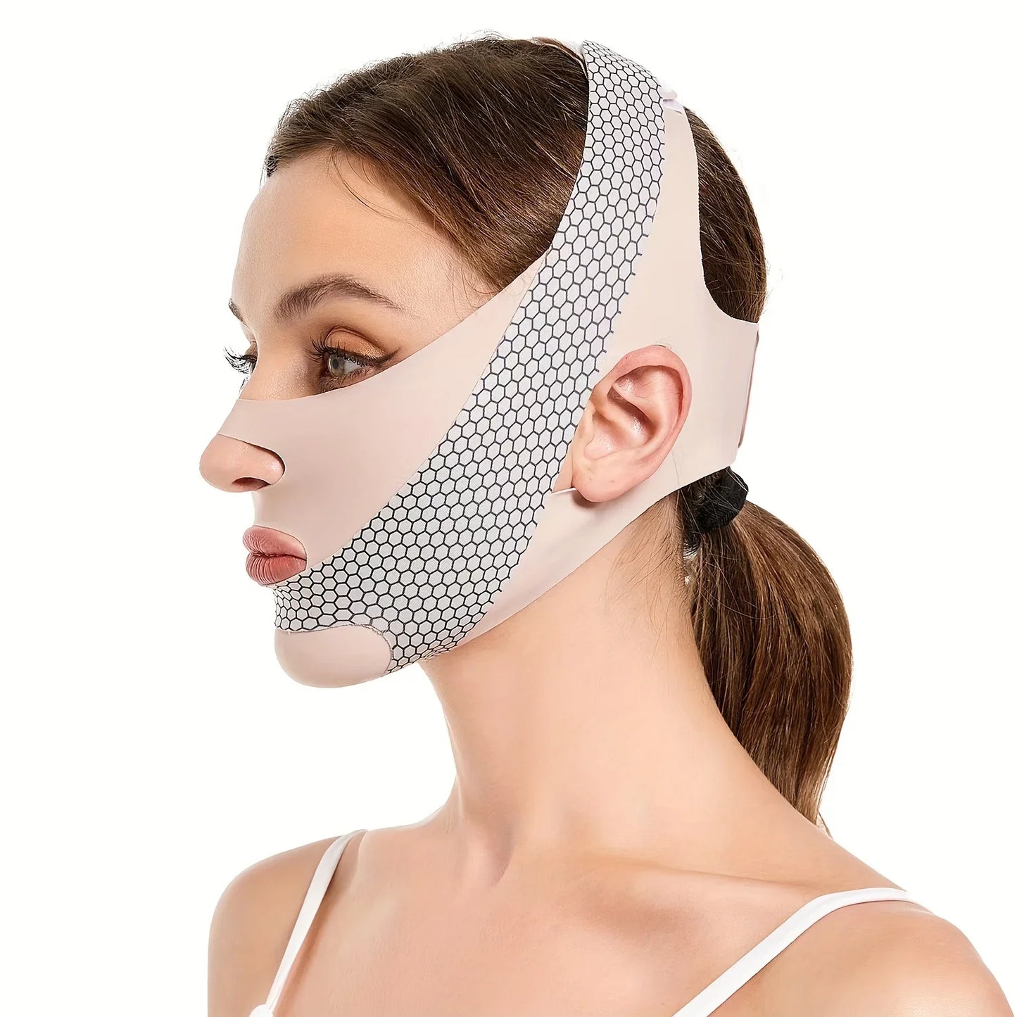 Face Slimming Bandage V Line Face Shaper Face Lifting Belt Anti Wrinkle Facial Massage Strap Double Chin Reducer Skin Care Tools