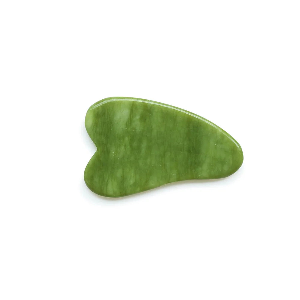 1PC Natural Jade Stone Gua Sha Board Massage Guasha Scraper Plate Face Beauty Health Massager Tools For Face Neck Back Skincare