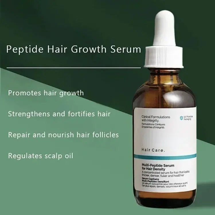 60ml Original Hair Growth Essential Oil Original Authentic Care Essence Hair Loss Liquid Peptide Treatment Beard Growth Serum