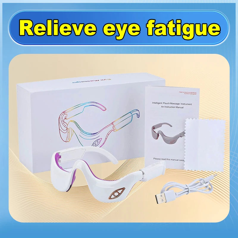 Eye Massage Instrument Relieve Eye Fatigue Dark Circles Eyes Bag Removal Smoothes Fine Lines Eyes Care Beauty Health